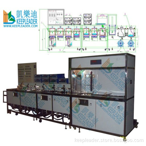 Optical Glass Ultrasonic Cleaning Machine of Multiple Stage Cleaning